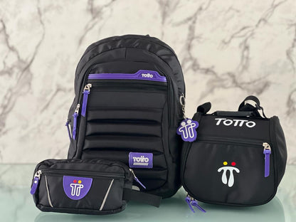 Morral Totto con Cartuchera y Lonchera: Práctico, duradero y con estilo