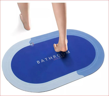 Alfombra Para Baño Suave Tapete Secado Rápido Antideslizante