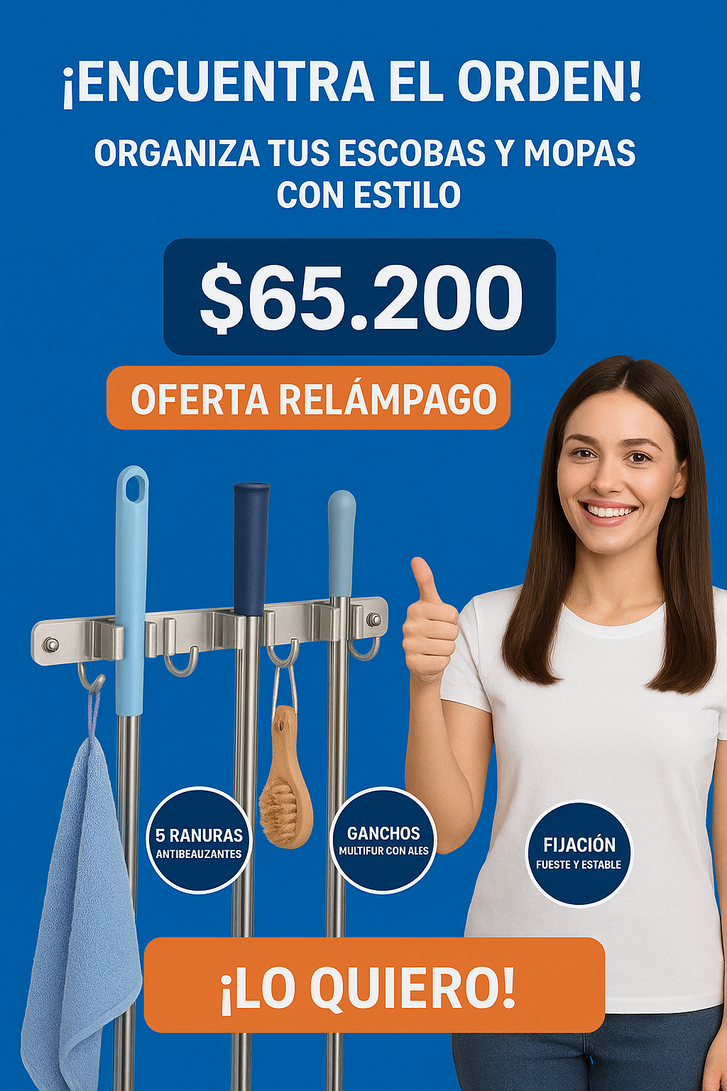 🧹🧼✨ ¡Mantén tu espacio ordenado y sin esfuerzo! 💪🏡
